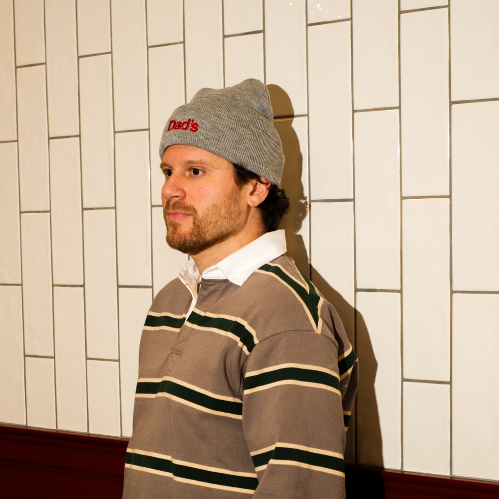 GREY DADS BEANIE