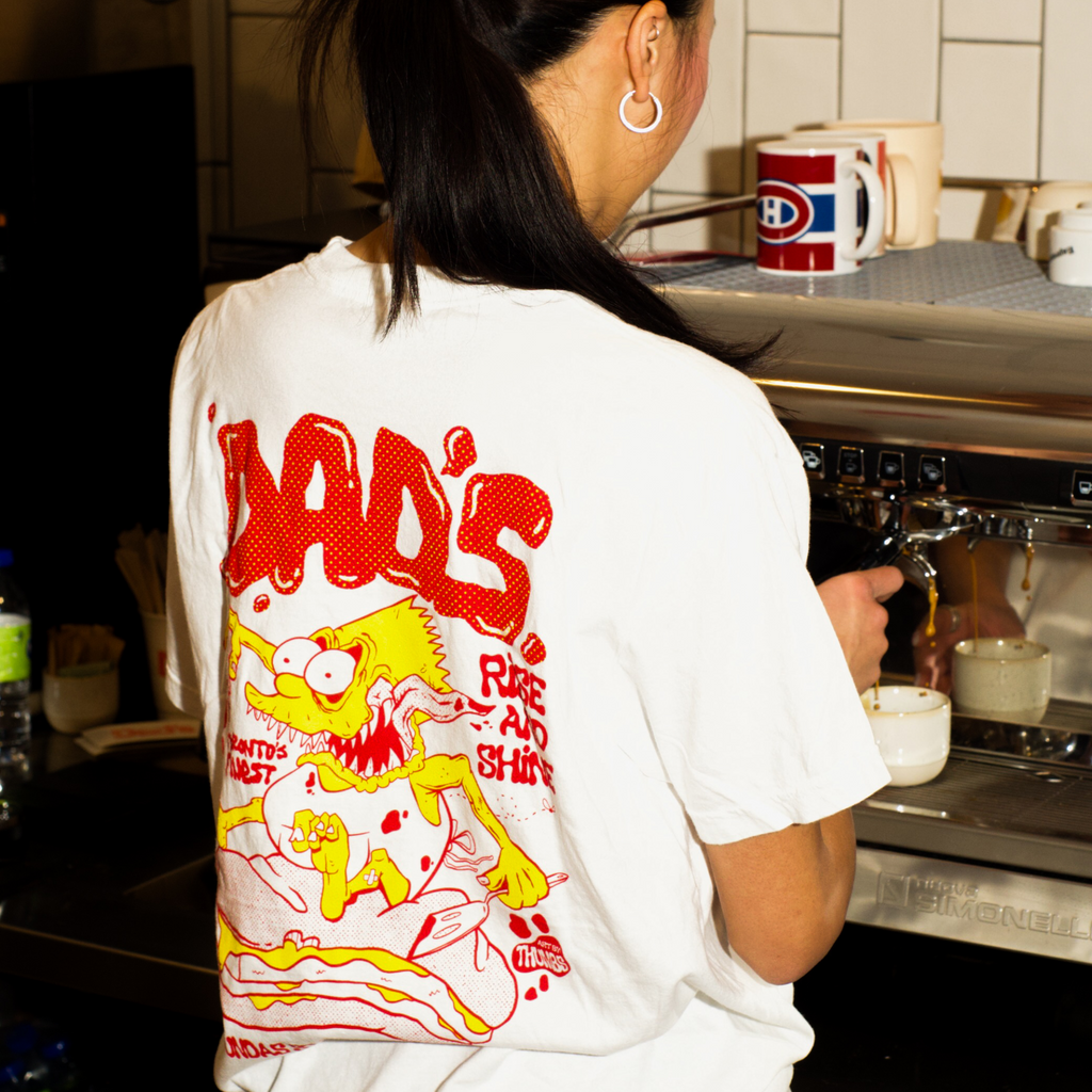 WHITE DADS T-SHIRT